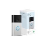 Ring Battery Doorbell, Head-to-Toe Video, Live View with Two-Way Talk, and Motion Detection & Alerts (2024 release), Satin Nickel